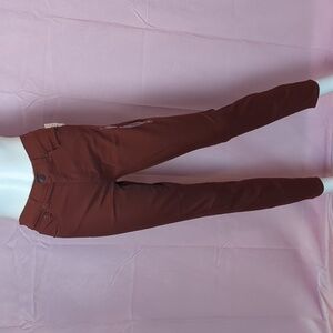 Aeropostale Rust Red High Rise Jeggings size 6 Regular
